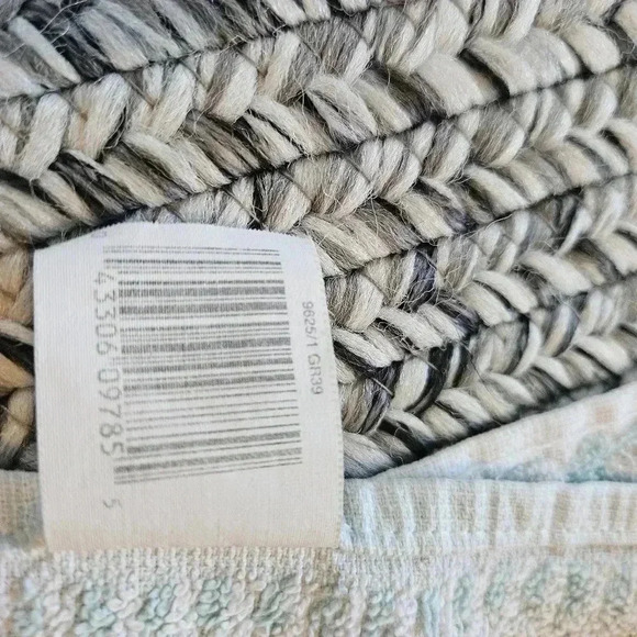 Cannon Bath & Hand Towel Royal Family Retro Mod‎ Flowers Mint Green USA Vintage - Picture 13 of 14